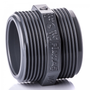 Nypel gwintowany PVC-U 3 GZ X 3 GZ
